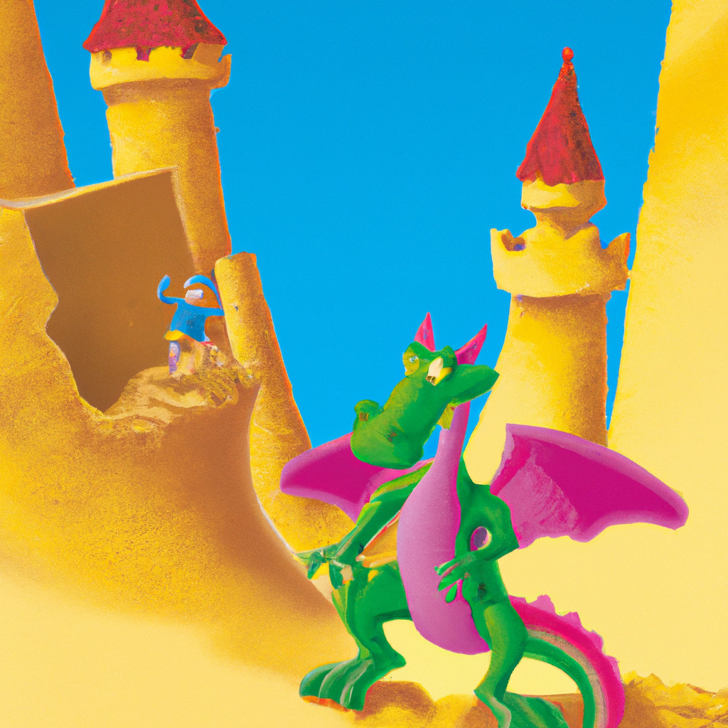 Agile Dragon and the Enormous Sandcastle cover