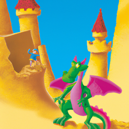 Agile Dragon and the Enormous Sandcastle cover